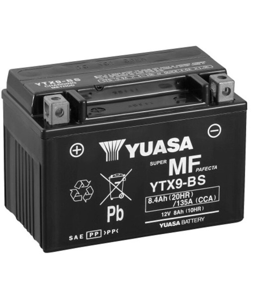 Batería Yuasa YTX9-BS Sin Mantenimiento