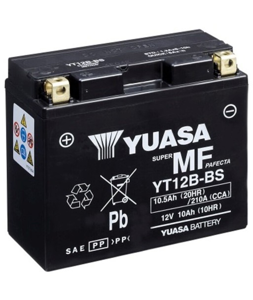 Batería Yuasa YT12B-BS Sin Mantenimiento