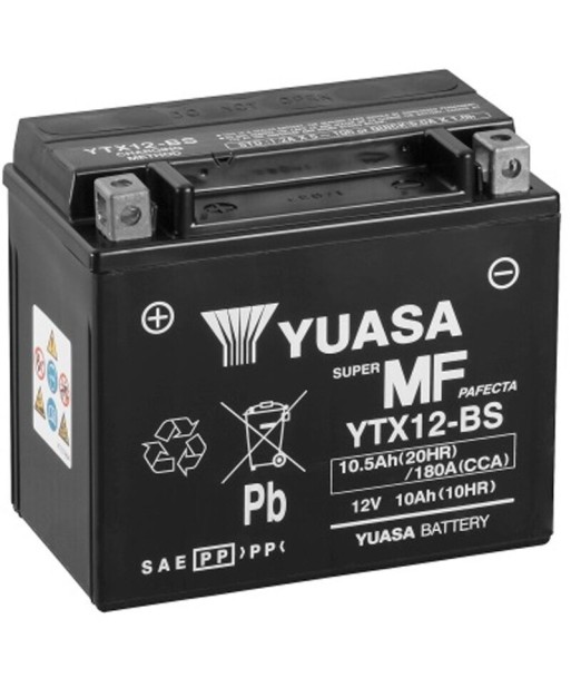 Batería Yuasa YTX12-BS Sin Mantenimiento