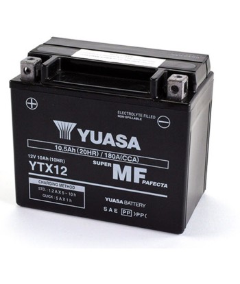 Batería Yuasa YTX12-WC Precargada