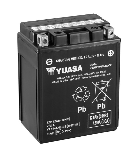 Batería Yuasa YTX14AHL-BS Alto Rendimiento