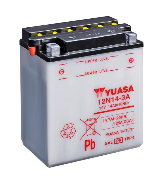 Batería Yuasa 12N14-3A Combipack Convencional