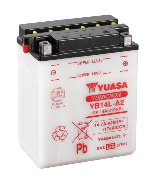Batería Yuasa YB14L-A2 Combipack Convencional