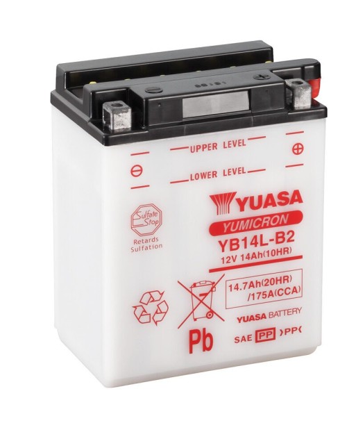 Batería Yuasa YB14L-B2 Combipack Convencional