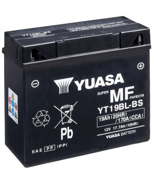 Batería Yuasa YT19BL-BS Sin Mantenimiento