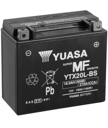 Batería Yuasa YTX20L-BS Sin Mantenimiento