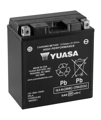 Batería Yuasa YTX20CH-BS Alto Rendimiento
