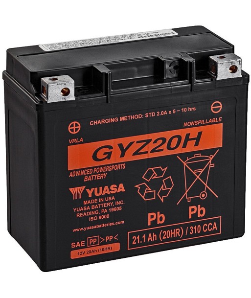 Batería Yuasa GYZ20H Alto Rendimiento