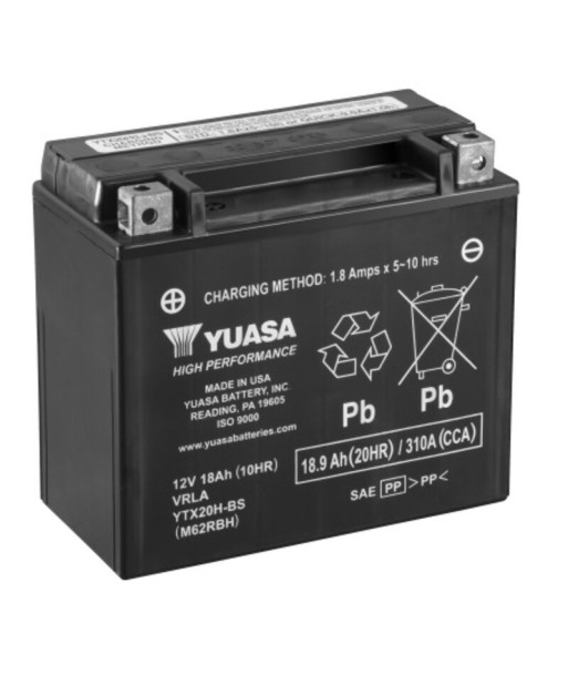 Batería Yuasa YTX20H-BS Alto Rendimiento