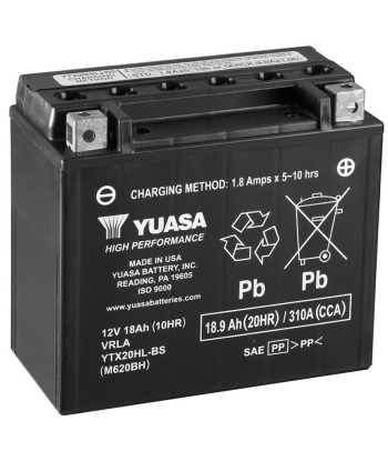 Batería Yuasa YTX20HL-BS Alto Rendimiento