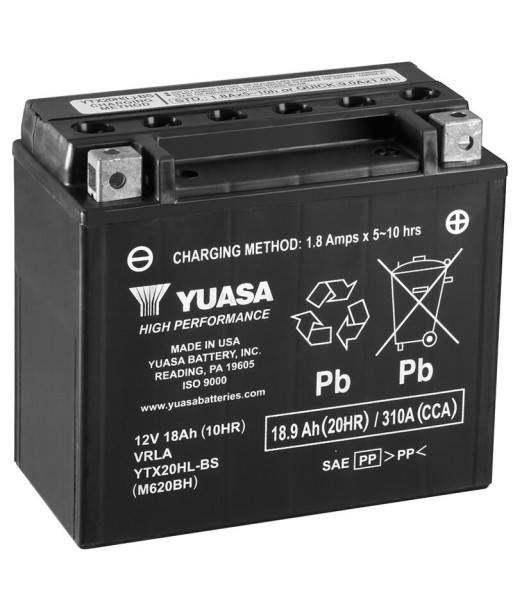 Batería Yuasa YTX20HL-BS Alto Rendimiento