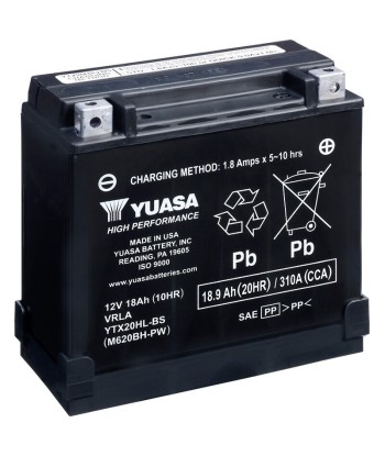 Batería Yuasa YTX20HL-BS-PW Alto Rendimiento