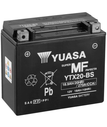 Batería Yuasa YTX20-BS Sin Mantenimiento