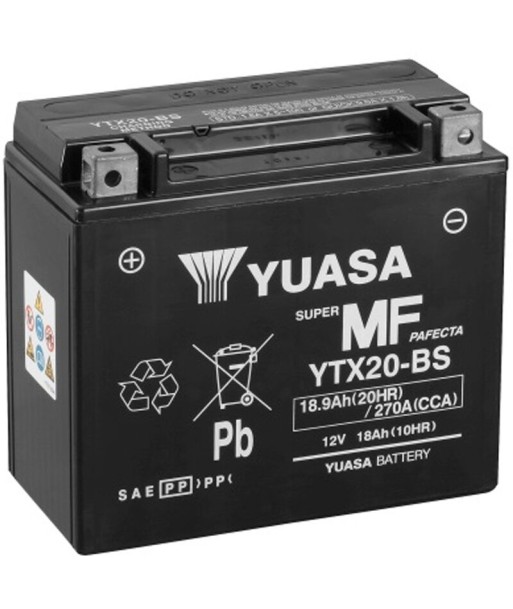 Batería Yuasa YTX20-BS Sin Mantenimiento