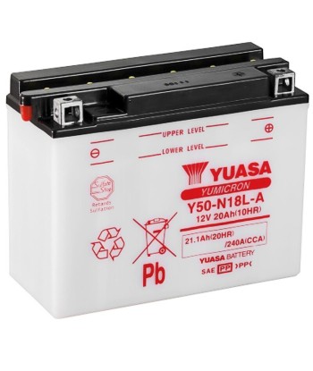 Batería Yuasa Y50N-18L-A Combipack Convencional