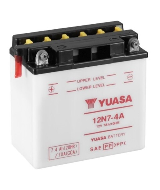 Batería Yuasa 12N7-4A Sin ácido