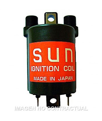 Bobina Japonesa TEC MP10 12V - 2,2 OHM - CC Doble Encendido - 2 Fastons