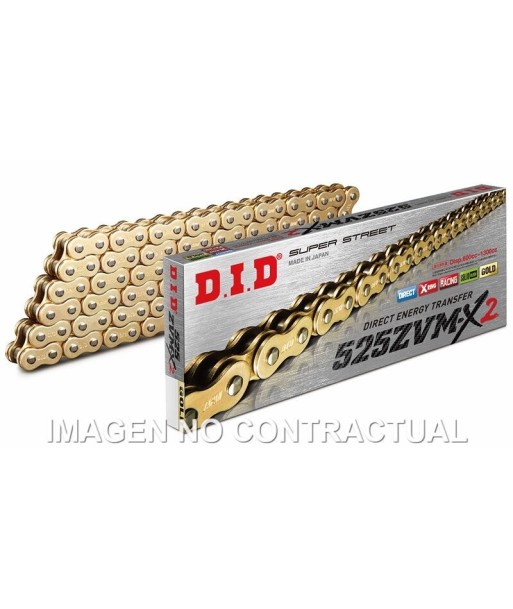 Cadena DID 525 ZVM-X2 (G&G) x 120 R