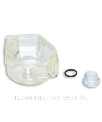 Cubeta Transparente Carburador SHA Con Tapón Malossi