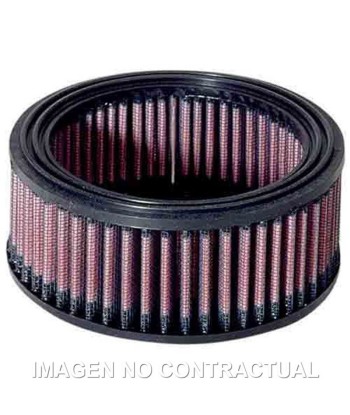 Filtro aire K&N redondo D. Int. 103mm D. Ext. 135mm