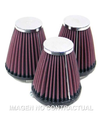 Filtro Potencia K&N Universal D. INT. 70 MM OVALADO