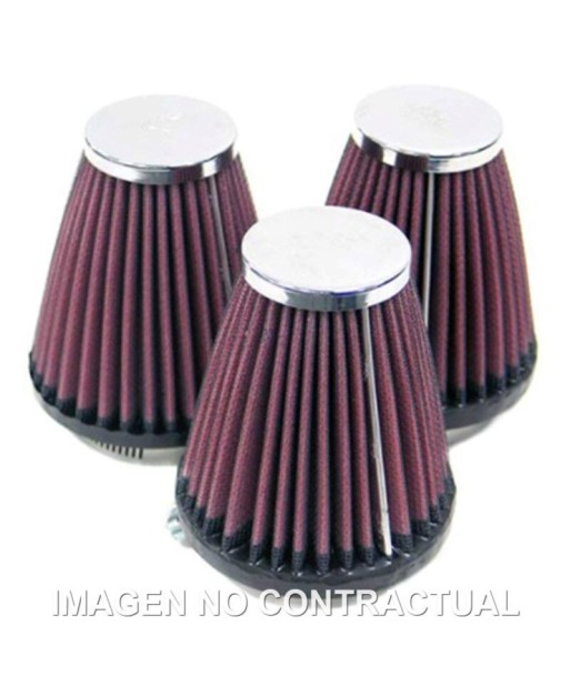 Filtro Potencia K&N Universal D. INT. 70 MM OVALADO