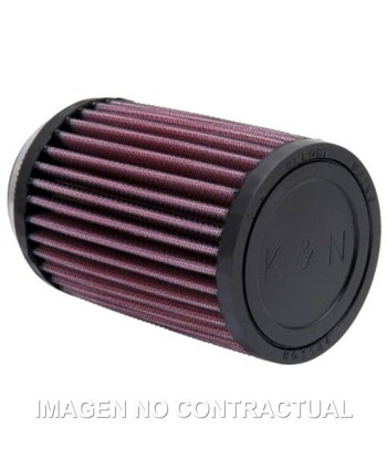 Filtro Potencia K&N Cilíndrico Tapa Goma D. 62 mm