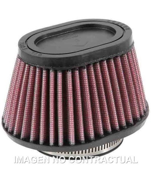 Filtro Potencia K&N Oval Tapa Goma D. 62 mm