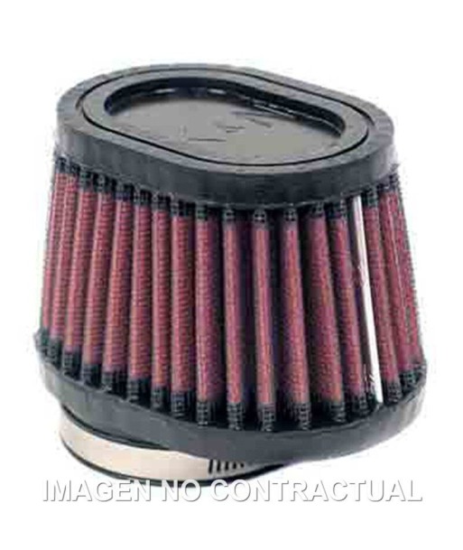 Filtro aire K&N Universal de goma 2-1/8'FLG,4'X3' TPR/OV