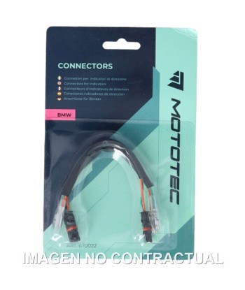 PAR DE CONECTORES MOTOTEC INTERMITENTES BMW