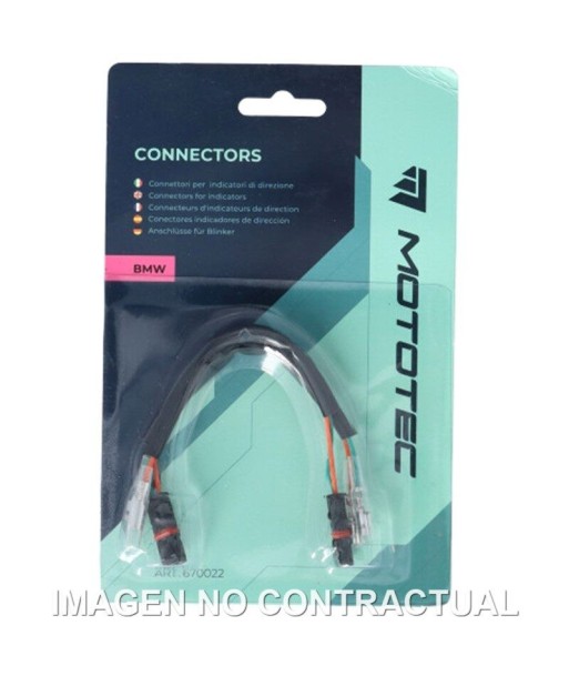 PAR DE CONECTORES MOTOTEC INTERMITENTES BMW