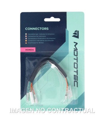 PAR DE CONECTORES MOTOTEC INTERMITENTES HONDA