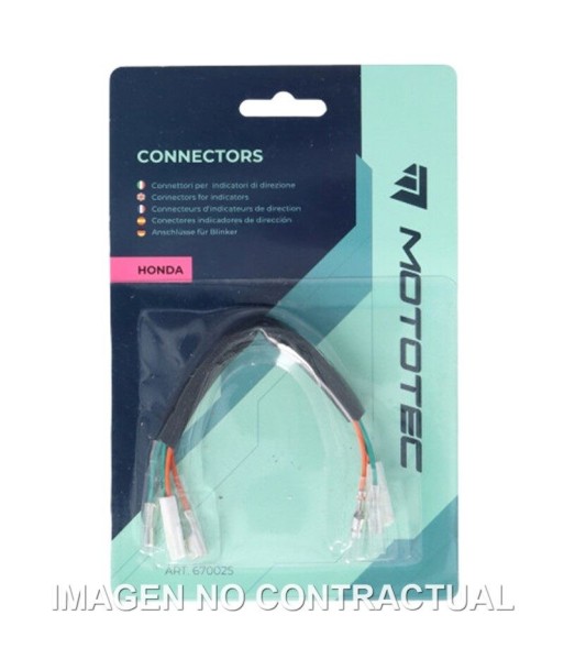PAR DE CONECTORES MOTOTEC INTERMITENTES HONDA