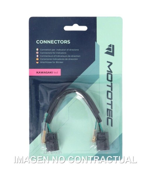 PAR DE CONECTORES MOTOTEC INTERMITENTES KAWASAKI (LED)