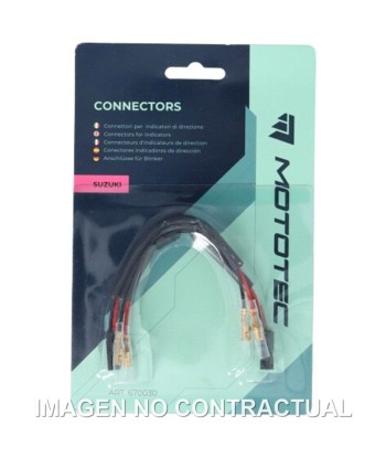 PAR DE CONECTORES MOTOTEC INTERMITENTES SUZUKI