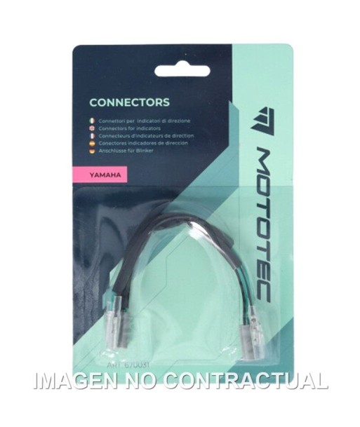 PAR DE CONECTORES MOTOTEC INTERMITENTES YAMAHA