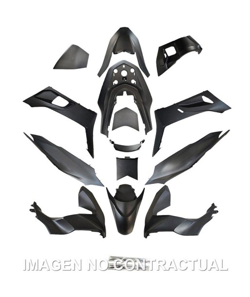 KIT PLASTICOS HERT HONDA PCX 125 14 PIEZAS NEGRO