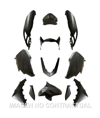 KIT PLASTICOS HERT YAMAHA N-MAX 125 11 PZAS GRIS MATE METALIZADO