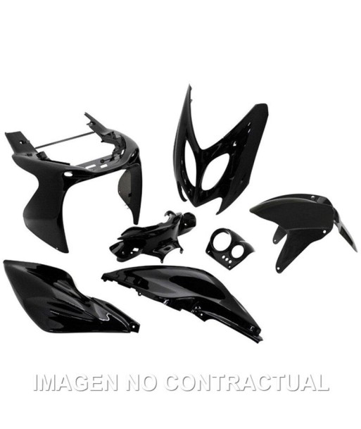 KIT PLASTICOS HERT YAMAHA AEROX NEGRO BRILLO