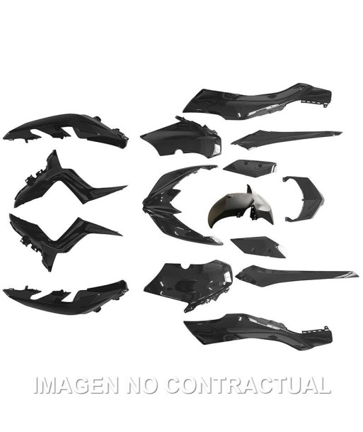 KIT PLASTICOS HERT YAMAHA X-MAX 125-300 15 PZAS NEGRO BRILLO