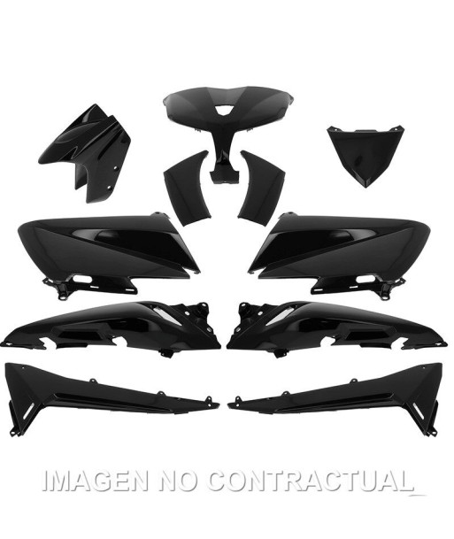 KIT PLASTICOS HERT YAMAHA T-MAX 530 NEGRO