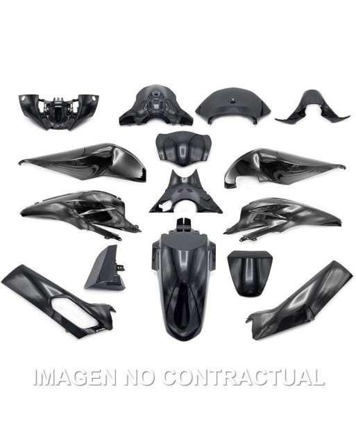 KIT PLASTICOS HERT HONDA PCX 125 NEGRO BRILLO