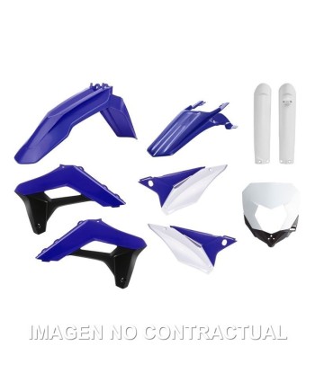 Kit completo de plásticos Polisport para Sherco SE-R/SEF-R(17/23) OEM color azul - blanco (enduro)