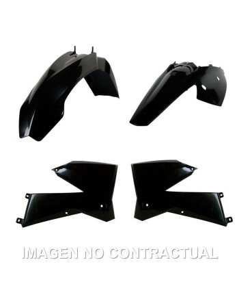 Kit estándar de plásticos Polisport para KTM EXC/EXC-F/XC/XC-F(05/07) color negro (enduro)