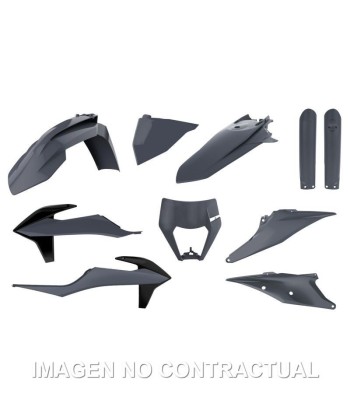 Kit completo de plásticos Polisport para KTM EXC/EXC-F(20/23) color gris (enduro)