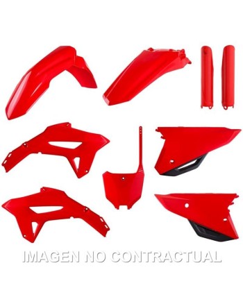 Kit completo de plásticos Polisport para Honda CRF450R(21/24)/CRF250R(22/24) color rojo (MX)