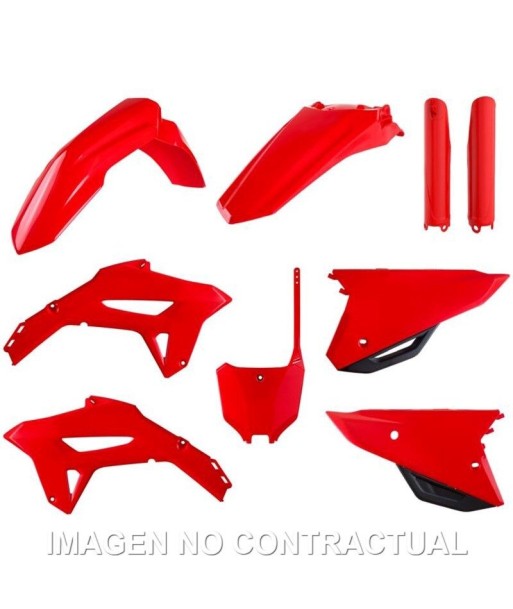 Kit completo de plásticos Polisport para Honda CRF450R(21/24)/CRF250R(22/24) color rojo (MX)