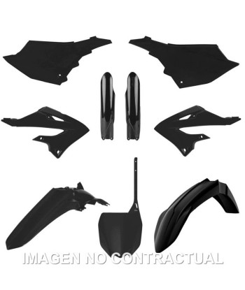 Kit completo de plásticos Polisport de restyling para Yamaha YZ125/250(22/24) color negro (MX)