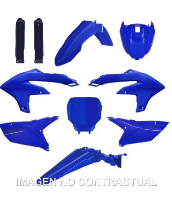 Kit completo de plásticos Polisport para Yamaha YZ450F(23/24) YZ250f(23) OEM color azul (MX)