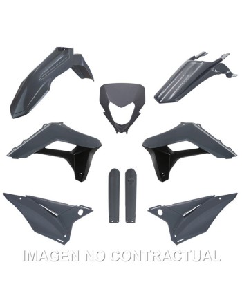 Kit completo de plásticos Polisport para Sherco SE-R / SEF-R  (24) OEM color gris (enduro)